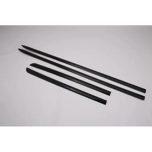 適用: テスラ/TESLA モデル 3 2017 2018 2019 ABS サイド ドア ボディ トリム カーボン調 AL-KK-0830 AL Exterior parts for cars