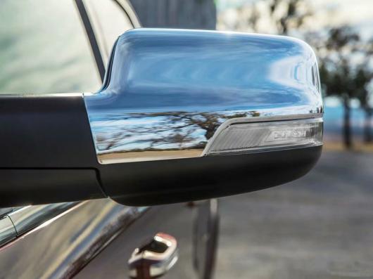 AL適用:ダッジ・ラム1500DTラムピックアップ2019-2021ABSクロームドアサイドミラーカバートリムリアビューキャップオーバーレイガーニッシュAL-KK-0776