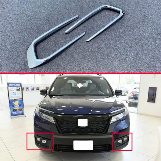 適用: ホンダ パスポート 2019 2020 ABS クローム フロント フォグライト ランプ カバー トリム ベゼル ガーニッシュ ステッカー AL-KK-0927 AL Exterior parts for cars｜オートパーツエージェンシー2号店