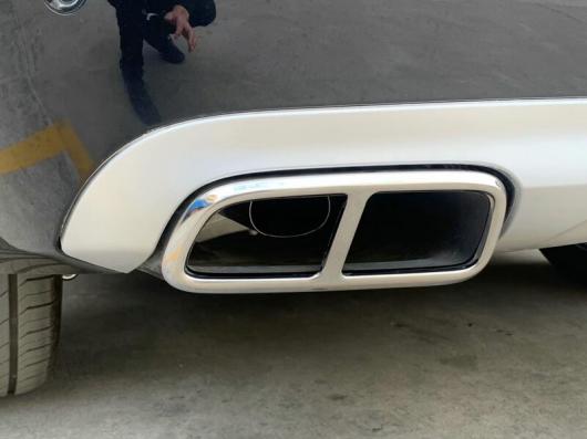 適用: ボルボ/VOLVO XC90 2015-2020 ステンレス スチール エキゾースト マフラー チップ AL-KK-0968 AL Exterior parts for cars