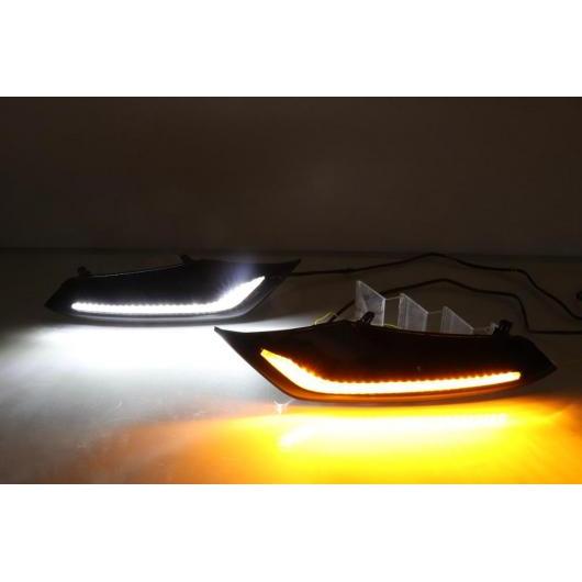 適用: MAZDA3 アクセラ 2019 2020 LED デイタイム ランニング ライト デイライト フォグランプ ターンシグナルライト ホワイト イエロー AL-MM-5471 AL Car light｜オートパーツエージェンシー2号店 18,574円