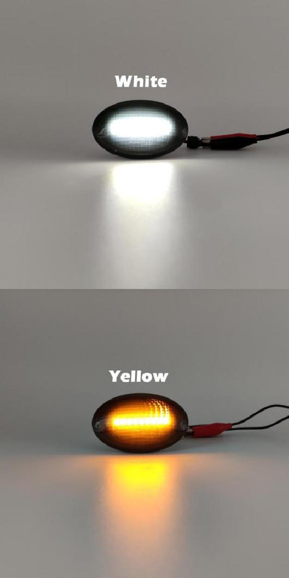 適用: フォード/FORD フォード/FORD フィエスタ フォード/FORD KA トランジット ホワイト アンバー LED ウインカー サイドマーカー ライト ホワイト ライト・アンバー ライト AL-MM-5861 AL Car light