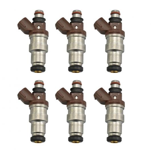 6ピース フューエル インジェクター 23250-75050 2325075050 23209-75050 2320975050 適用: トヨタ タコマ フォーランナー T100 2.7L 3.0L 3.4L AL-MM-6071 AL Car parts