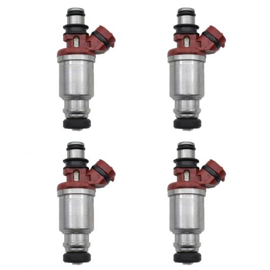 4ピース フューエル インジェクター ノズル 適用: トヨタ 7A-FE セリカ カローラ GEO プリズム 1.8L 23250-16160 2325016160 23209-16160 AL-MM-6510 AL Car parts｜オートパーツエージェンシー2号店