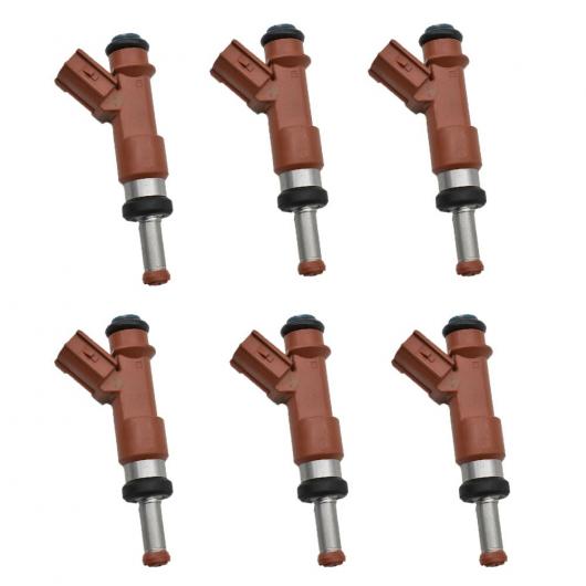 6ピース フューエル インジェクター 23250-0P040 23250-31050 適用: ハイランダー RAV4 カムリ ES350 AL-MM-6606 AL Car parts｜オートパーツエージェンシー2号店