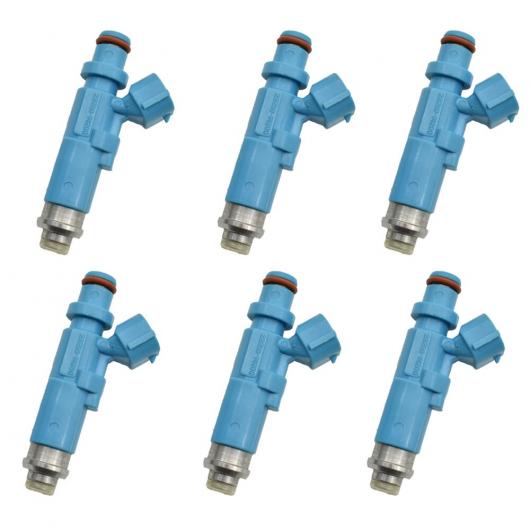 6ピースセット フューエル インジェクター ノズル 23250-74200 23209-74200 適用: トヨタ カルディナ ST215 3SGTE 1997-2002 2.0L 2325074200 2320974200 AL-MM-6716 AL Car parts|オートパーツエージェンシー2号店