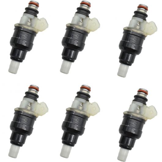6ピース フューエル インジェクター INP 057 適用: 91-94 ダッジ/DODGE トラック 三菱 3.0L V6 フロー マッチ AL-MM-6724 AL Car parts|オートパーツエージェンシー2号店
