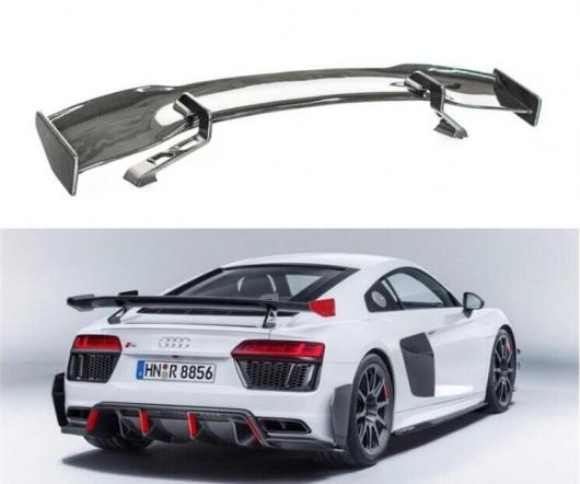 リアル カーボンファイバー リア ウイング トランク リップ スポイラー 適用: アウディ/AUDI R8 V8 V10 クーペ 2008-2020 スポーツ GT スポイラー AL-MM-7991 AL Exterior parts for cars