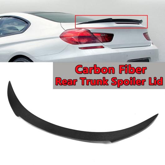 リアル カーボンファイバー リア トランク スポイラー メンバー 適用: BMW F13 F06 640i 650i M6 2012-2016 リア ウイング スポイラー リア トランク ブラック 130CM カーボンファイバー AL-MM-8184 AL Exterior parts for cars|オートパーツエージェンシー2号店