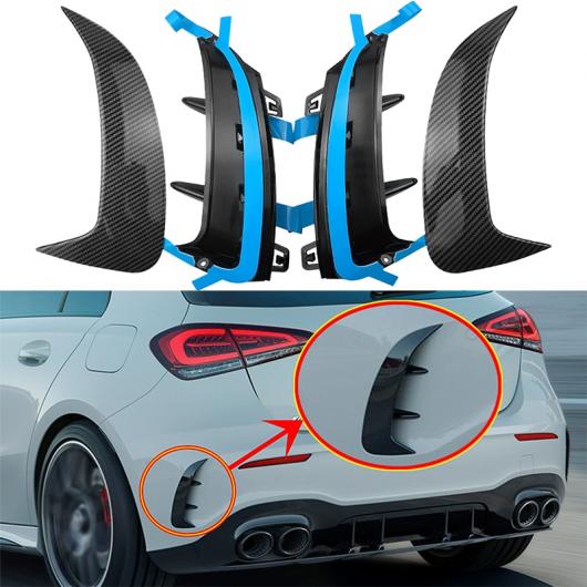 カーボンファイバー リア バンパー スポイラー カナード スプリッター 適用: メルセデス・ベンツ W177 AMG ライン ハッチバック A180 A200 A160 A250 A35 AL-MM-8219 AL Exterior parts for cars