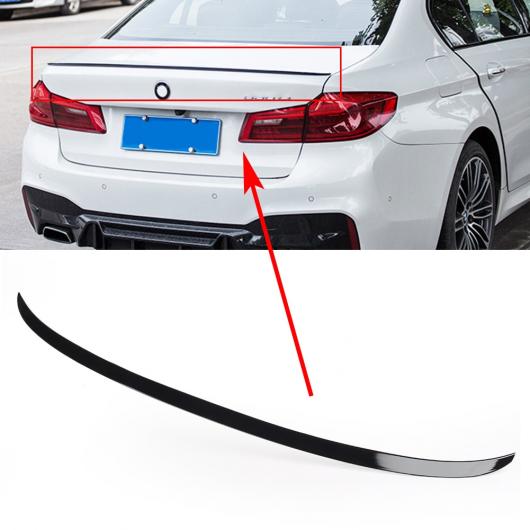 M5 スタイリング リア トランク スポイラー リップ トリム 適用: BMW 5シリーズ G30 セダン 2017 2018 2019 光沢ブラック ABS AL-MM-8246 AL Exterior parts for cars