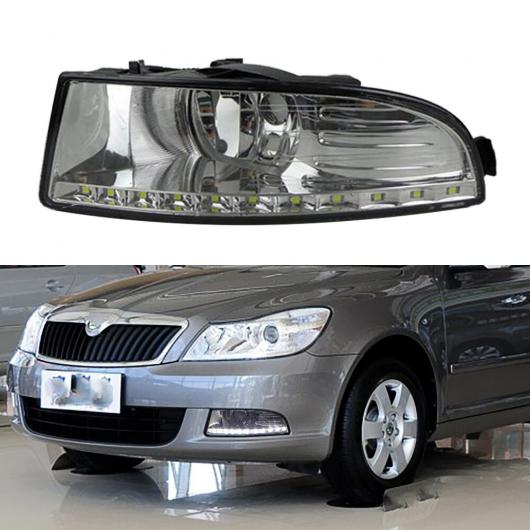 1セット LED DRL デイタイム ランニング ライト デイライト 防水 シグナル ライト 適用: シュコダ オクタヴィア A5 2010 2013 ホワイト AL-MM-8379 AL Car light 23,645円
