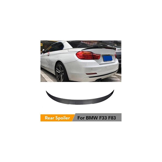 リア トランク スポイラー 適用: BMW 4シリーズ F33 F83 M4 コンバーチブル 2014-2019 カーボンファイバー リア トランク ブーツ リップ ウイング AL-MM-8222 AL Exterior parts for cars|オートパーツエージェンシー2号店