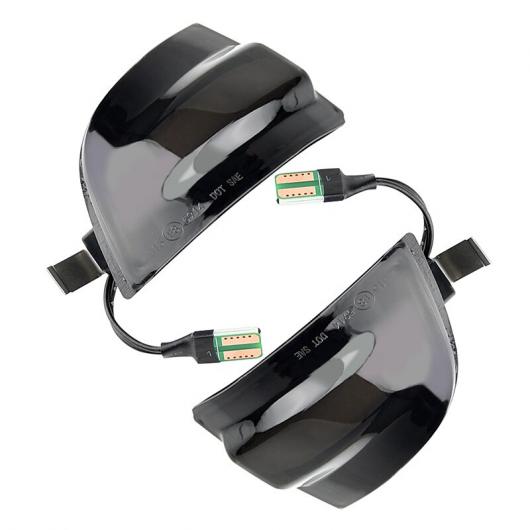 2ピース LED バックミラー ミラー インジケーター フロー ターンシグナルライト サイド チューニング ランプ 適用: フォード/FORD フォーカス 2 MK2 2004-2008 C-マックス 2007-2010 イエロー AL-MM-8650 AL Car light｜オートパーツエージェンシー2号店