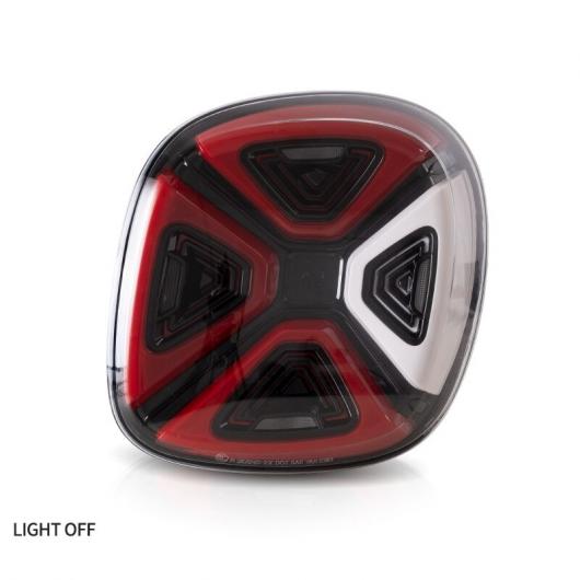 デザイン テールライト フル LED テールライト リア ランプ 2014-2019 適用: メルセデス スマート 453 フォーツー用 フォーフォー テールライト レッド AL-MM-8657 AL Car light