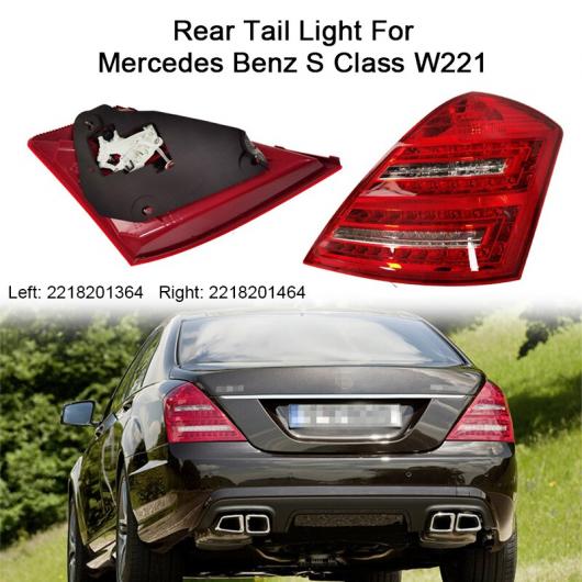 ブレーキ ライト LED リア リフレクター テール ライト 適用: メルセデス・ベンツ S クラス W221 OEM 2218201364/2218201464 シグナル ストップ ワーニング ランプ 左・右 AL-MM-8522 AL Car light｜オートパーツエージェンシー2号店