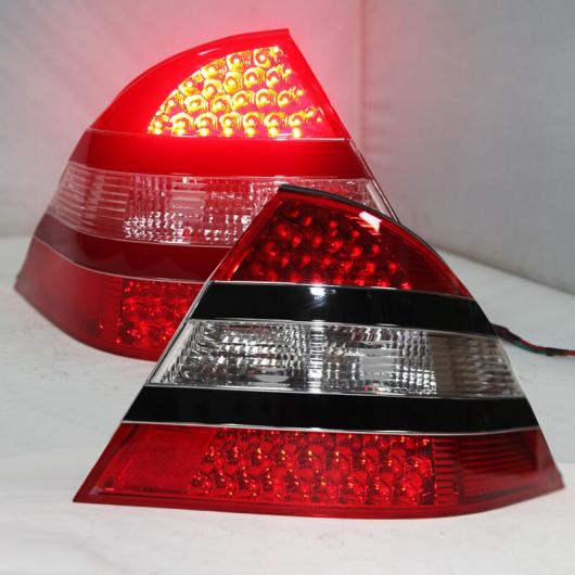 1ペア LED テールライト アセンブリ 適用: メルセデス・ベンツ W220 S280 S320 2002-2008 リア ランプ 1300 2ピース AL-MM-8637 AL Car light