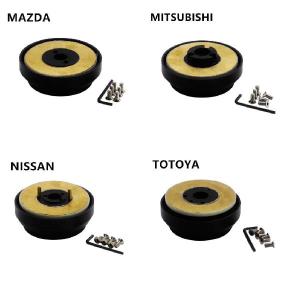 レーシング ブラック ステアリング ホイール ボス キット ハブ アダプタ 適用: ホンダ アキュラ/ACURA 三菱 日産 トヨタ アキュラ～トヨタ AL-NN-0501 AL Car parts