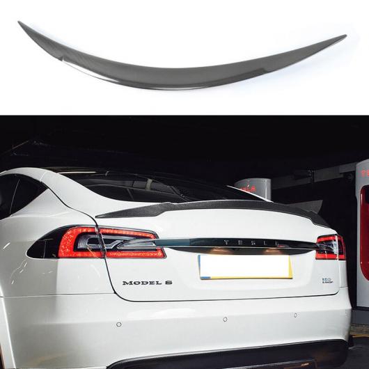 カーボンファイバー リア トランク ウイング スポイラー 適用: テスラ/TESLA モデル S セダン 60 70 75 85 90 D P85D P90D P100D 2012-2019 AL-NN-0722 AL Exterior parts for cars