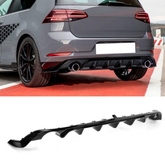 光沢ブラック TCR リア バンパー ディフューザー バランス キット 適用: フォルクスワーゲン/VOLKSWAGEN ゴルフ MK7.5 GTI フェイスリフト 2017 2018 2019 2020 AL-NN-0858 AL Exterior parts for cars|オートパーツエージェンシー2号店