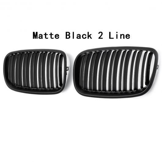 1ペア ひし形 スタイル グリル フロント メッシュ レーシング 適用: BMW E70 E71 E72 X5 X6 2007-2013 マットブラック AL-NN-1001 AL Exterior parts for cars|オートパーツエージェンシー2号店