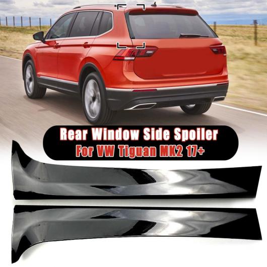 ペア 適用: VW ティグアン MK2 2017 2017 +/MK1 2007-2016 リア ウインドウ サイド スポイラー スポイラー カナード カナード スプリッタ MK2 2017 アップ・MK1 2007-2016 AL-NN-1114 AL Exterior parts for cars