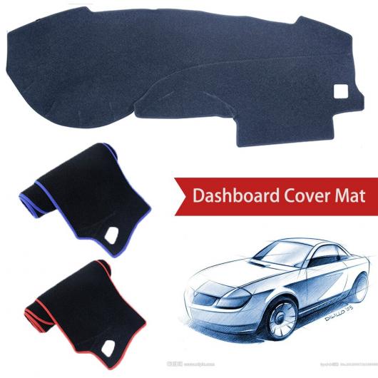 ダッシュボード カバー ダッシュマット 適用: 日産 シルフ G11 2005～2019 2006 2007 右ハンドル用・左ハンドル用 ポリエステル レッド エッジ～ポリエステル ブラック エッジ AL-NN-1291 AL Interior parts for cars