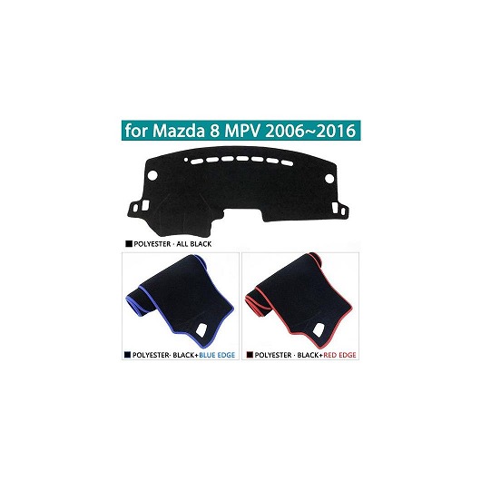 ダッシュボード カバー ダッシュマット 適用: マツダ 8 MPV 2006～2016 LY 2007 2008 右ハンドル用・左ハンドル用 ポリエステル レッド エッジ～ポリエステル ブラック エッジ AL-NN-1370 AL Interior parts for cars
