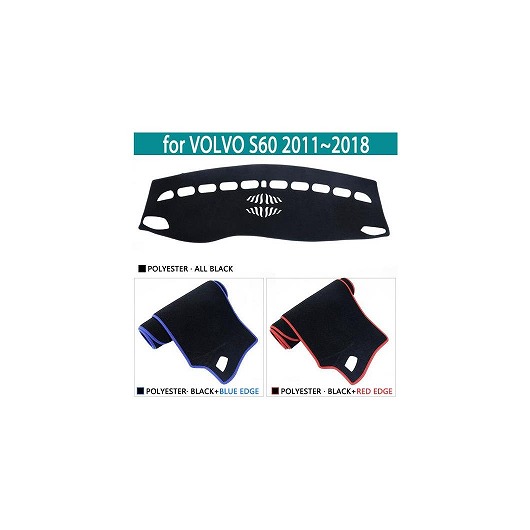 ダッシュボード カバー ダッシュマット 適用: ボルボ/VOLVO S60 2011 2012 2013 2014 右ハンドル用・左ハンドル用 ポリエステル レッド エッジ～ポリエステル ブラック エッジ AL-NN-1382 AL Interior parts for cars｜オートパーツエージェンシー2号店