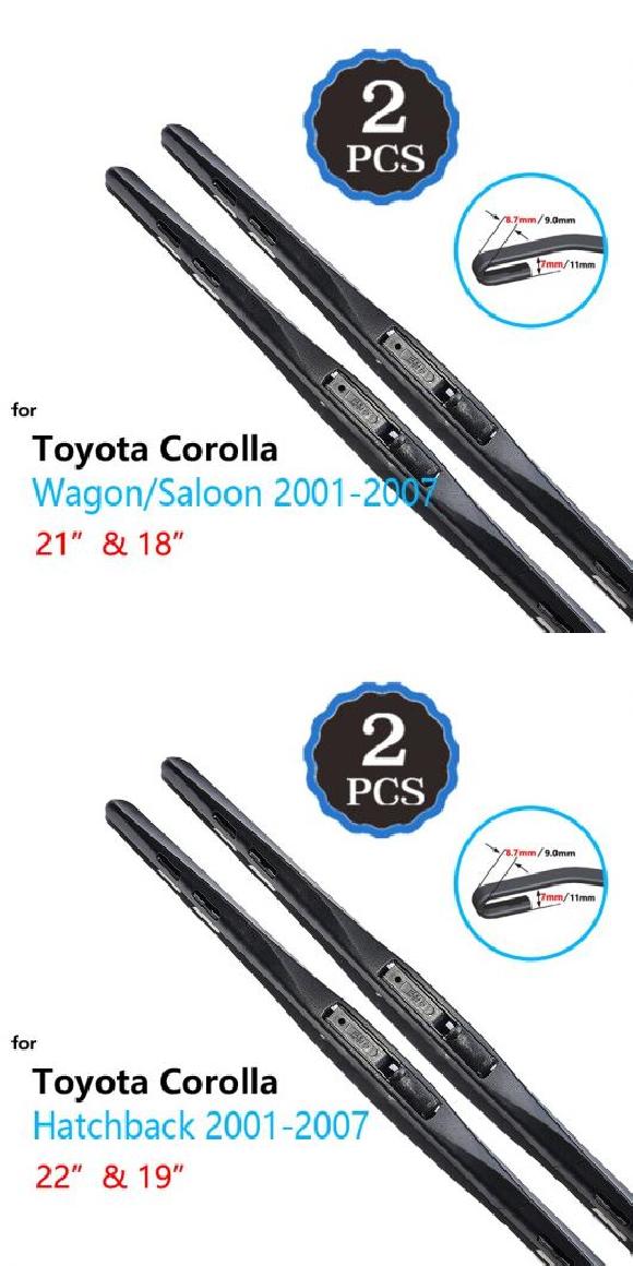 ワイパー ブレード 適用: トヨタ カローラ 2001～2019 E120 E130 AR10 E121 E160 E170 ワゴン ハッチバック サルーン ワゴン サルーン 01-07・ハッチバック 2001-2007 AL-NN-1760 AL Car parts