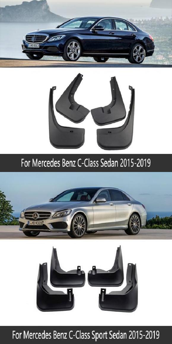 マッド ガード フラップ 泥よけ 適用: メルセデス ベンツ C クラス W205 2015～2019 2016 2017 2018 C180 C250 C300 適用: スタンダード モデル・適用: スポーツ モデル AL-NN-2084 AL Exterior parts for cars｜オートパーツエージェンシー2号店