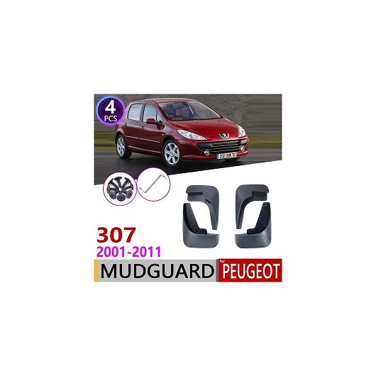 マッド ガード フラップ 泥よけ 適用: プジョー/PEUGEOT 307 307SW 2001～2011 2002 2003 2004 2005 2006 2007 2008 2009 2010 AL-NN-1919 AL Exterior parts for cars