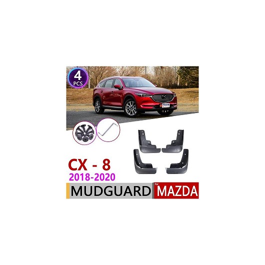 マッド ガード フラップ 泥よけ 4ピース フロント リア 適用: マツダ CX-8 2018 2019 2020 CX 8 CX8 AL-NN-1941 AL Exterior parts for cars