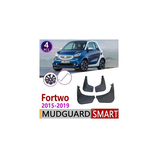 マッド ガード フラップ 泥よけ フロント リア 適用: スマート フォーツー用 W453 453 2015～2019 2016 2017 2018 第3世代 AL-NN-2043 AL Exterior parts for cars