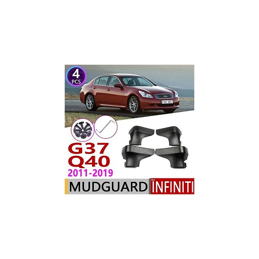 マッド ガード フラップ 泥よけ 適用: インフィニティ/INFINITI G G25 G35 G37 Q40 V36 2007～2015 2008 2010 2015 AL-NN-2118 AL Exterior parts for cars