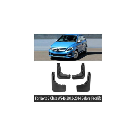 マッド ガード フラップ 泥よけ 適用: メルセデス ベンツ B クラス W245 W246 2006～2018 2007 2008 2009 B160 B180 B200 2012-2014 W246 AL-NN-2282 AL Exterior parts for cars