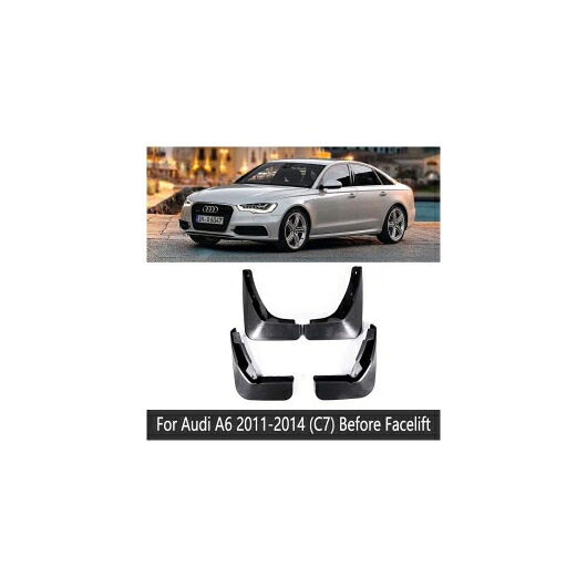 マッド ガード フラップ 泥よけ 適用: アウディ/AUDI A6 セダン サルーン C6 C7 C8 2006~2020 2008 2009 2010 2015 2018 2019 2011-2014 C7 AL-NN-2298 AL Exterior parts for cars|オートパーツエージェンシー2号店