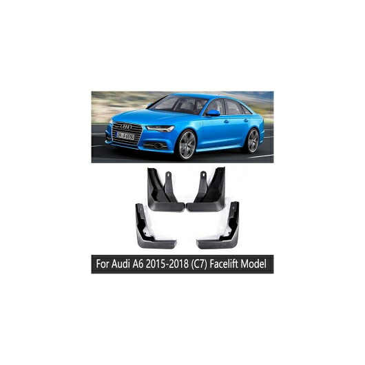 マッド ガード フラップ 泥よけ 適用: アウディ/AUDI A6 セダン サルーン C6 C7 C8 2006～2020 2008 2009 2010 2015 2018 2019 2015-2018 C7 AL-NN-2298 AL Exterior parts for cars