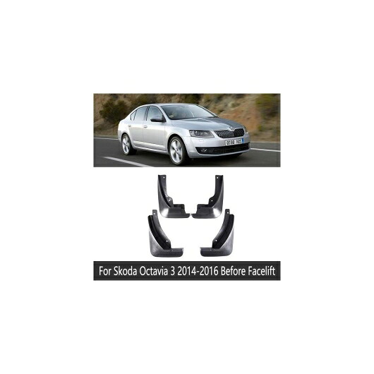 マッド ガード フラップ 泥よけ 適用: シュコダ オクタヴィア A5 A7 1Z 5E 2004～2019 MK2 MK3 2005 2006 2010 2013 2015 2018 2013-2016 MK3 AL-NN-2309 AL Exterior parts for cars