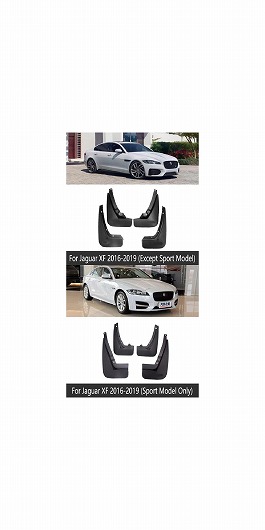 マッド ガード フラップ 泥よけ 4ピース フロント リア 適用: ジャガー/JAGUAR XF X260 260 2016～2019 2017 2018 AL-NN-2220 AL Exterior parts for cars