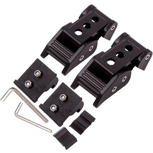 2ピース フード ラッチ ロッキング キャッチ 適用: ジープ/JEEP ラングラー JK JL アンリミテッド ラバー パッド AL-NN-3021 AL Car parts