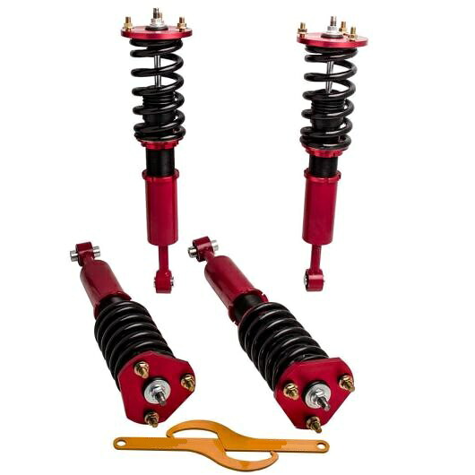 4ピース NON.ADJ ダンパー コイルオーバー キット 適用: レクサス IS350 IS250 GS350 GS430 2006-2012 ショック アブソーバー レッド サスペンション AL-NN-3852 AL Car parts 116,310円