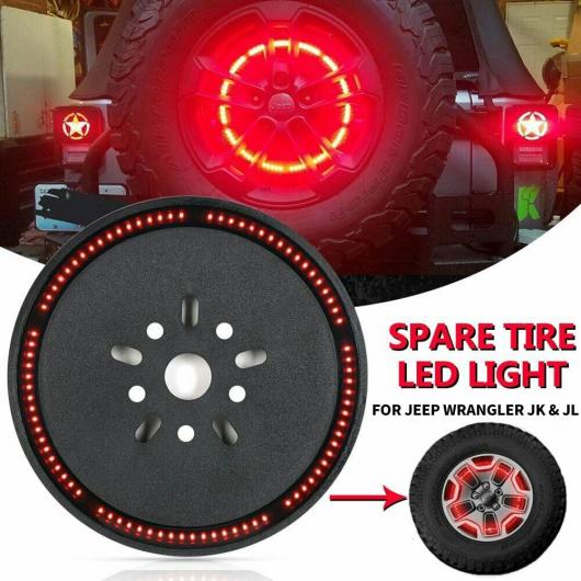 3RD スペア タイヤ LED リア ライト ホイール ブレーキ テール ライト 適用: ジープ/JEEP ラングラー JK JL 2007 + アクセサリー 6000K AL-NN-4185 AL Car parts