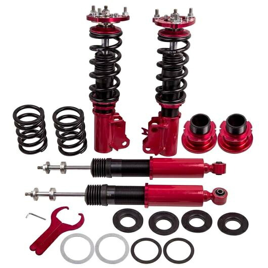 24段階 調整可能 コイルオーバー 2ピース フロント 2ピース リア 適用: ホンダ シビック FD1 FD2 FA1 FG1 FK MK8 ショック アブソーバー サスペンション AL-NN-4255 AL Car parts