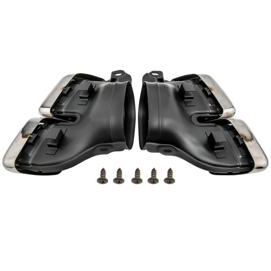 リア 左 右 エキゾースト トリム テール パイプ スクエア ベゼル クローム 適用: メルセデス W222 W212 E63 S65 AL-NN-4277 AL Car parts｜オートパーツエージェンシー2号店