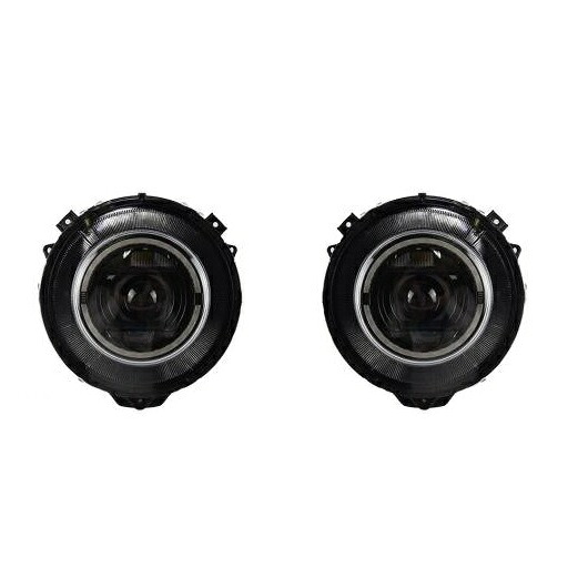 AKD ヘッド ランプ 適用: W463 LED ヘッドライト 2007-2017 ヘッドライト W463 DRL ウインカー ハイ ビーム エンジェル アイ プロジェクター レンズ ハイエンド LED レンズ AL-NN-5407 AL Car light