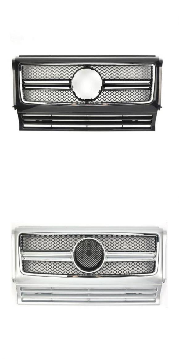 1990-2018 適用: メルセデス・ベンツ Gクラス W463 グリル G550 G500 G350 G63 スタイリング フロント バンパー レーシング グリル ブラック・シルバー AL-NN-5322 AL Exterior parts for cars