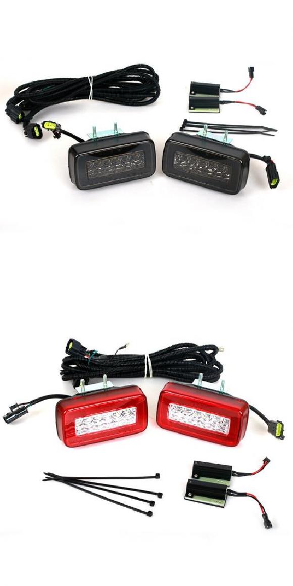 2in1 LED リア バンパー フォグ バックアップ ライト リバース ランプ 適用: メルセデス・ベンツ Gクラス W463 G500 G550 G55 AMG 1986-2015 スモーク・レッド AL-NN-5337 AL Car light｜オートパーツエージェンシー2号店