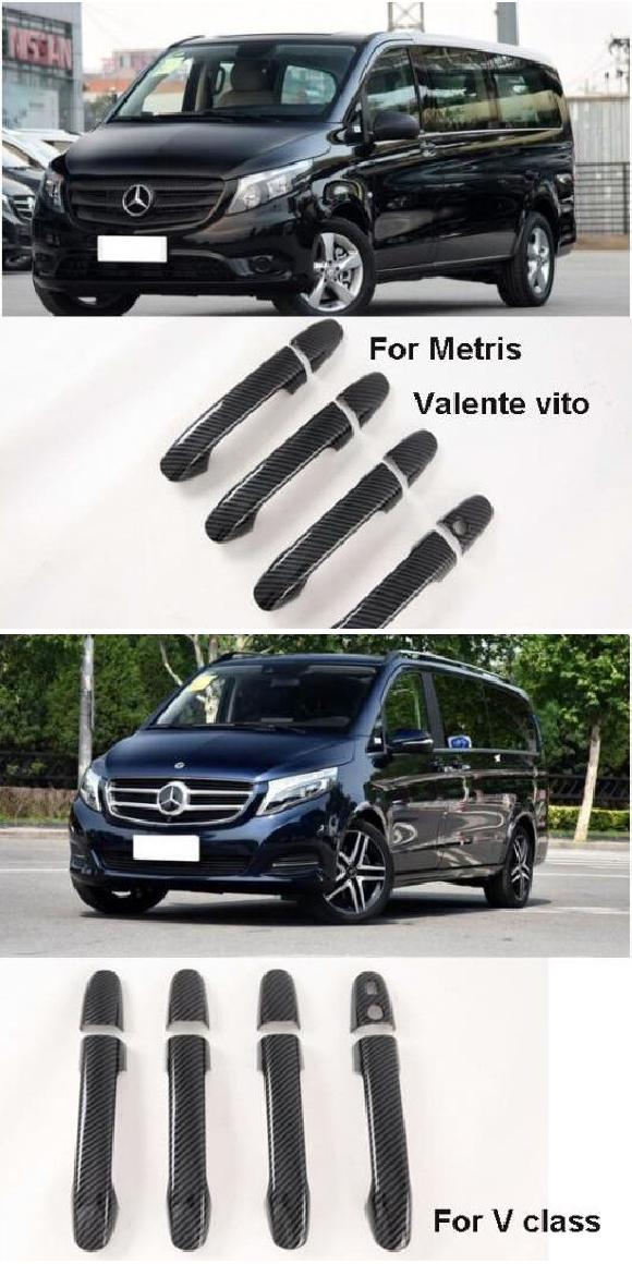 適用: メルセデス・ベンツ VITO V クラス V250 W447 2014-2020 カーボンファイバー ドア ハンドル カバー ボウル トリム アクセサリー VITO・Vクラス AL-NN-6053 AL Exterior parts for cars|オートパーツエージェンシー2号店