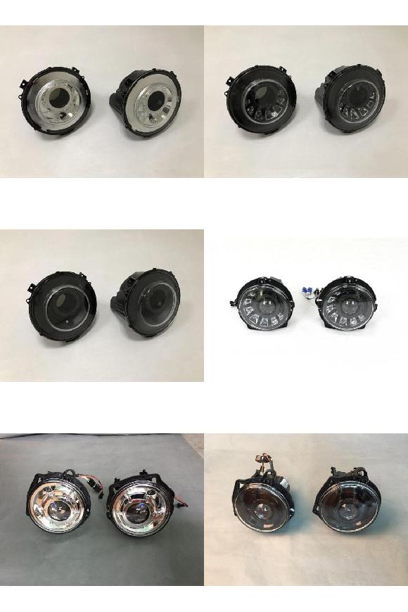 LEDライト フロント リア ライト ヘッドライト テール ランプ 適用: W463 G63 G65 G550 G500 G350 W463 1990-2018 Gワゴン A セット～F セット AL-NN-6270 AL Car parts